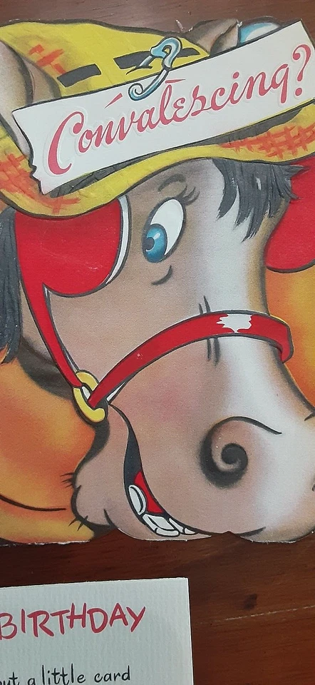 HORSE WESTERN Carreras Ecuestre Vaquero Temático Lote 4 Tarjetas de Felicitación De Colección Pop Up Foto 4 de 4