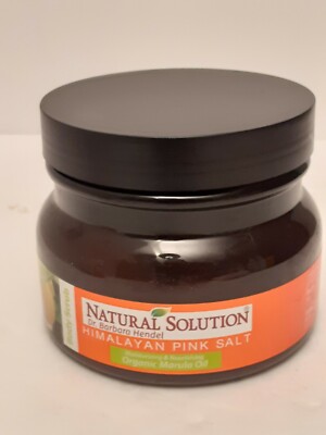 Natural Solution Himalayan Pink Salt Body Scrub w/ Organic Lavender Oil  12.3 oz