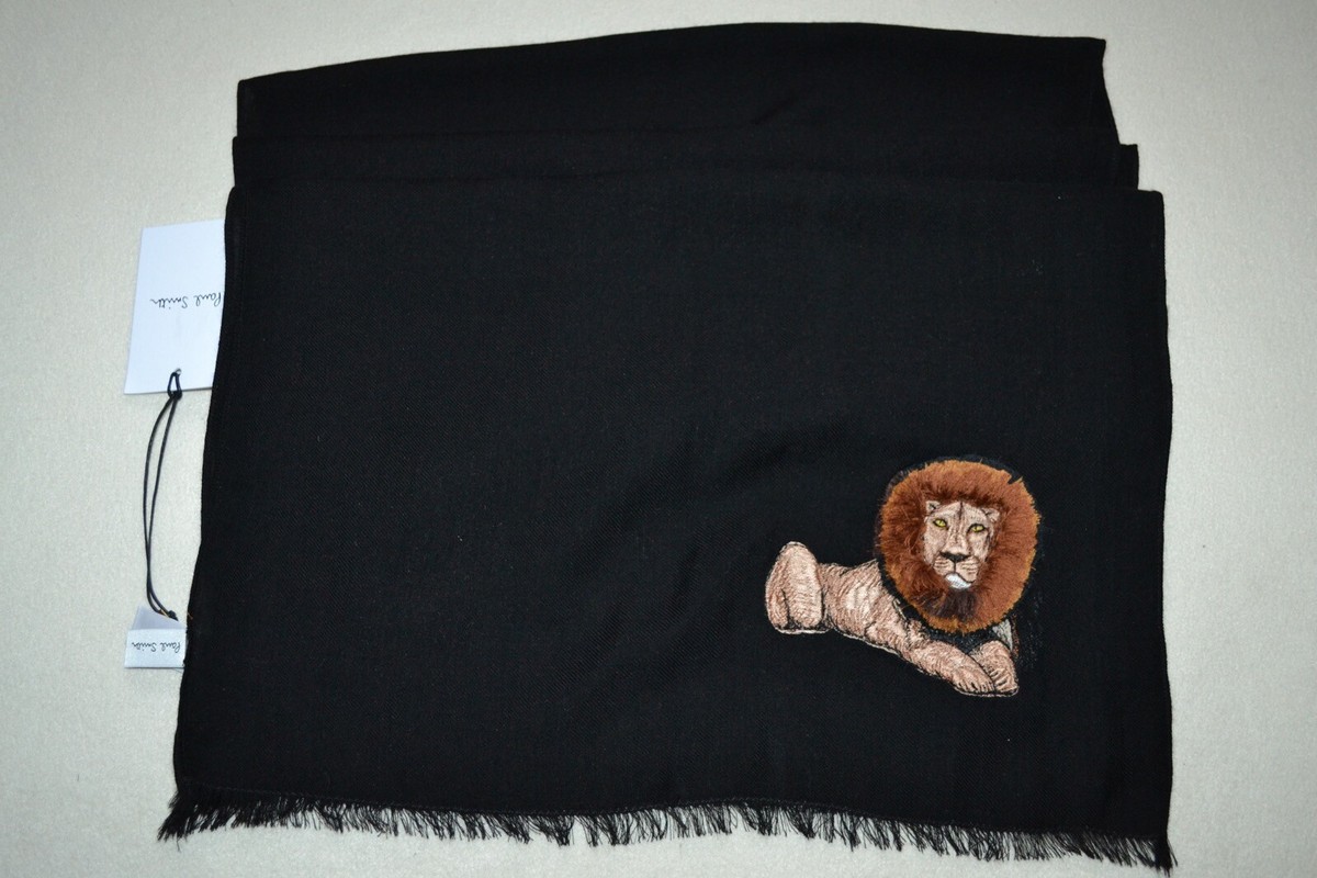 Écharpe Imprimée Paul Smith Men In Black - Viscose - Noir - Neuve Avec étiquettes - Pour Homme