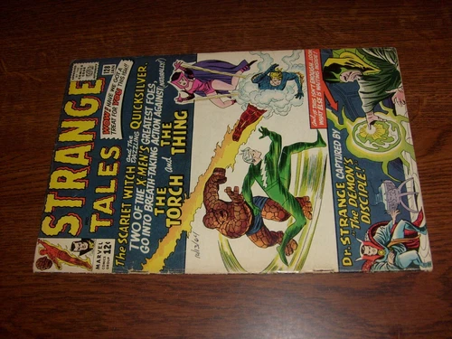 STRANGE TALES #128, TORCH, SCARLET WITCH, VG