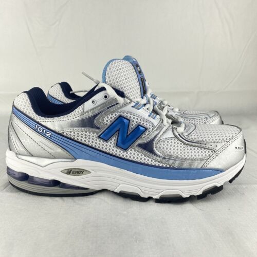 Men's New Balance 1012 Sneakers Shoes White, Silver & Blue Men's New Balance 1012 Sneakers Shoes White, Silver & Blue