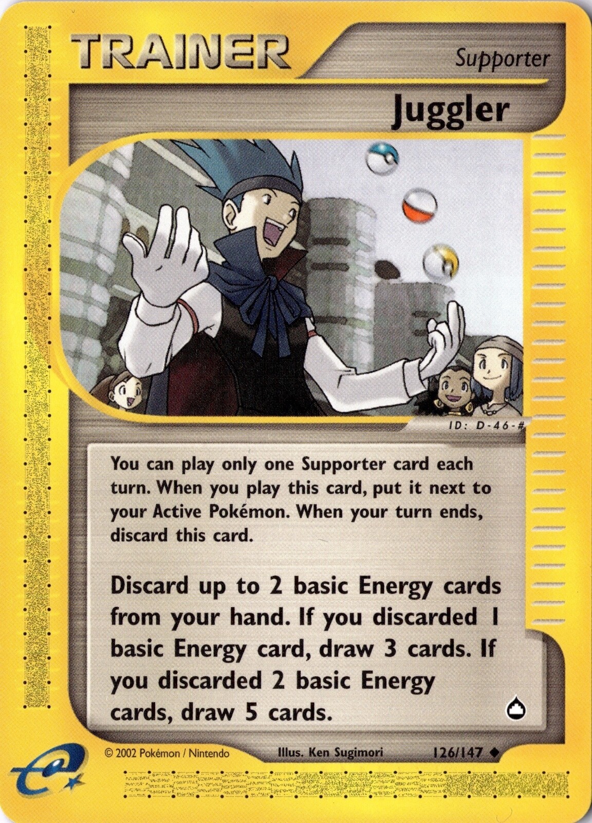 Juggler 126/147 - Aquapolis - Pokemon - NM