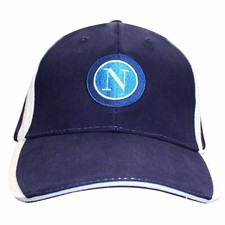 New Official SSC Napoli Baseball Cap, Napoli Football Crest Calcio Baseball Cap