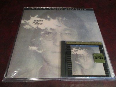 JOHN LENNON Imagine Rated #10 Ever MFSL Sealed 180 GRAM OUT OF PRINT LP + 24K CD
