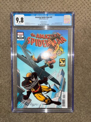 Amazing Spiderman (Volume 6) #42 CGC 9.8 Wolverine Sabretooth variant free ship