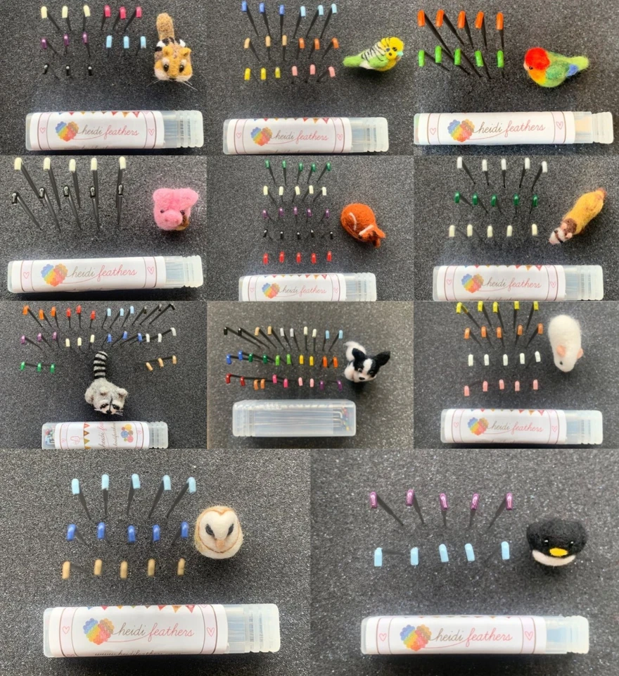 Heidifeathers® Mixed Felting Needles - A Variety of Needle Felting Needle Sets - Image 2 of 4