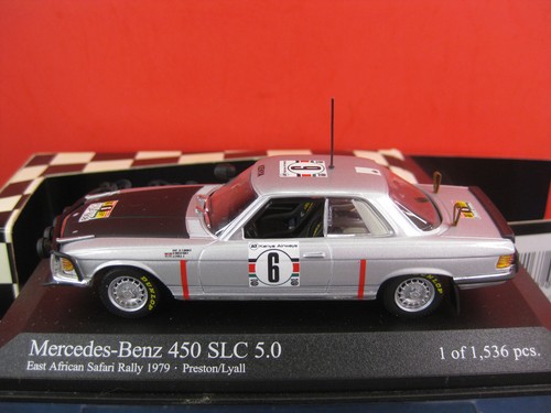 Minichamps Mercedes-Benz 450 SLC 5.0 #6 Preston Safari Rallye 1979 nuevo y embalaje original - Imagen 1 de 3