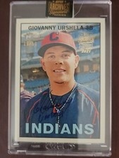 2021 Topps Archives Signature Series Gio Urshela #16/50 On Card Auto