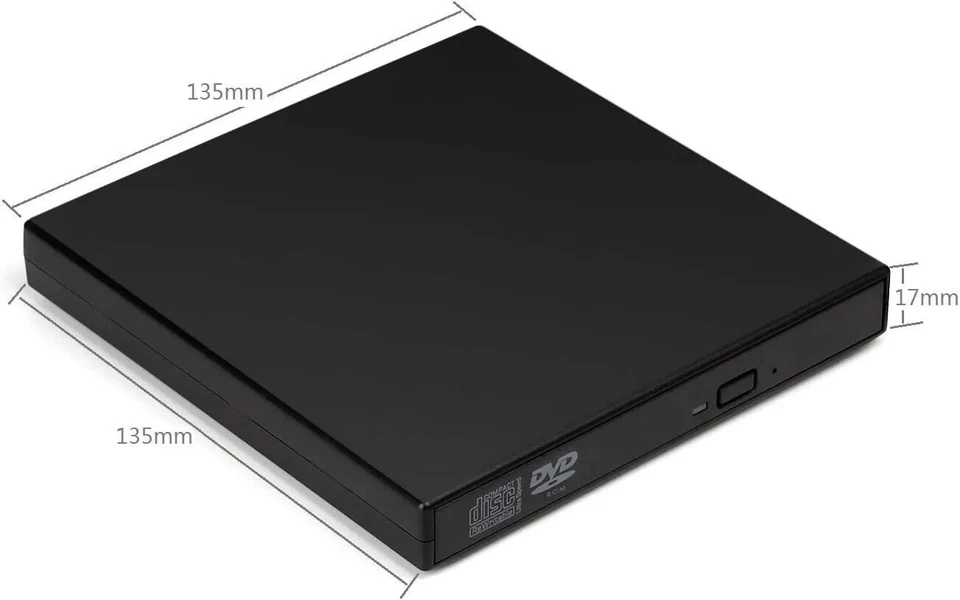 MASTERIZZATORE CD ESTERNO LETTORE CD/RW/DVD USB PER PC COMPUTER NOTEBOOK - Immagine 2 di 4