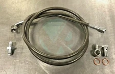 Stainless Steel Clutch Line Gunmetal for 05-10 Scion tC AT10