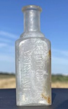 Pre-1900s Antique old bottle «FREDEREC PULS VARSOVIE»