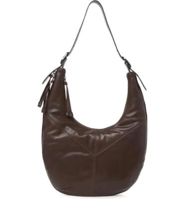 $398 - Frye Gina Brown Leather Hobo Bag