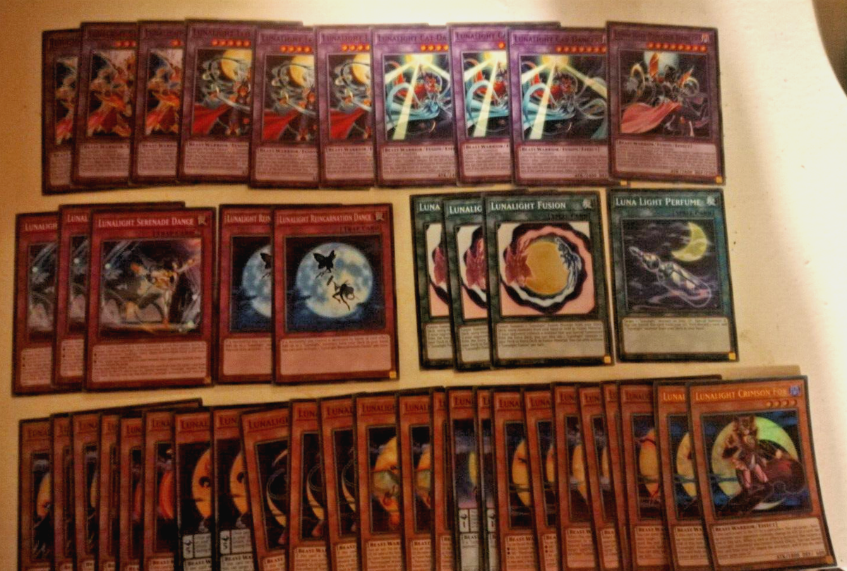 Yugioh Lunalight deck 34 Card + 7 Extra deck