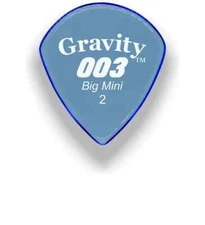 Gravity Picks 003 Big Mini 2mm Blue Acrylic  G003B2P 