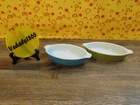 PYREX #700 Vintage Au Gratin Baking Dish - 10 Oz: Avocado Green