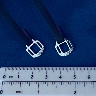 RDLC ''Small One Sixth'' (1:6) Scale ENGRAVED HALTER CORNERS for 3/16 Inch Lace