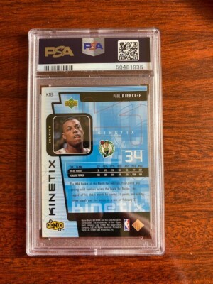 PSA　カード 1998 Upper Deck Ionix Kinetix #K18 Paul Pierce Rookie Card PSA 9