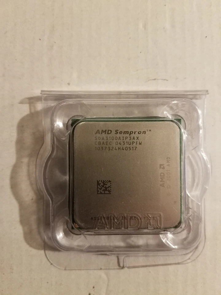 AMD Sempron 3100+ 1.8 GHz 256KB L2 Cache 32 Bit Socket 754 CPU SDA3100AIP3AX - Image 4 of 4