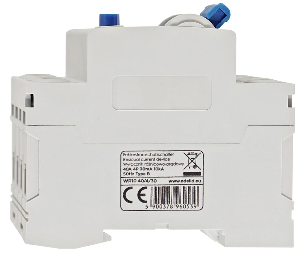 FI Fehlerstromschutzschalter RCD Typ B 40A 63A Wallbox E-Auto Allstromsensitiv - Bild 4 von 4