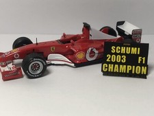 Pitboard 1:43/1:18 Slate F1 / Schumacher Ferrari 2003 World Champion