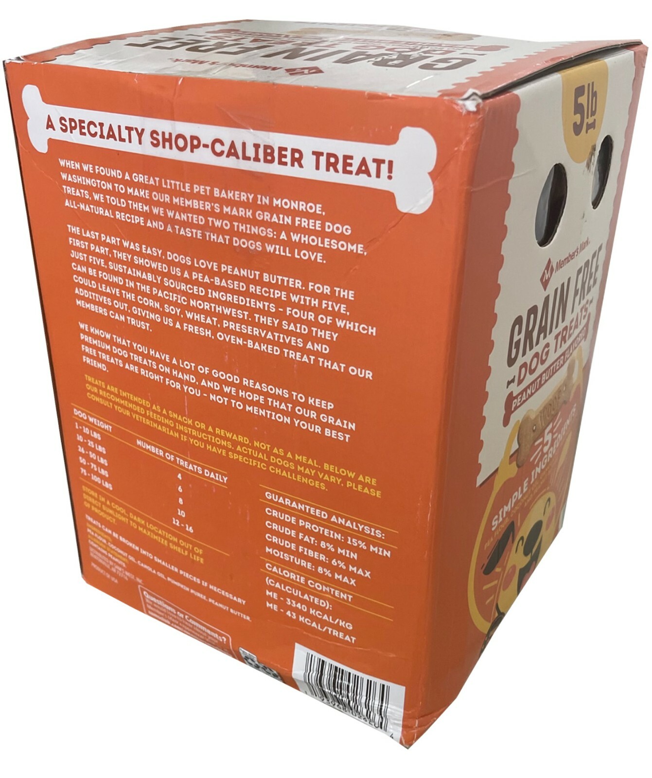 Member's Mark GrainFree Dog Treats, Peanut Butter Flavored (5 lbs.) eBay