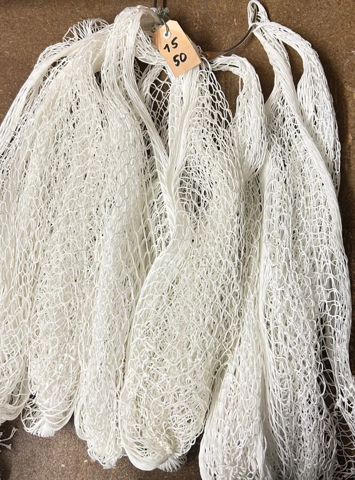 Keschernetz 15 mm Maschenweite knotenlos für Kescher Bügel 50 cm, ca. 50 cm tief