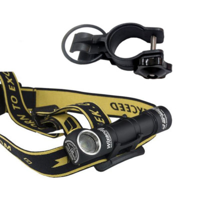  Armytek Wizard v3 XP-L NW Rechargeable Headlamp w/Battery Included +Bike Mount