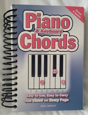 Piano  Keyboard Chords: Easy-to-Use Easy-to-Carry One Chord on Every Page by Jak