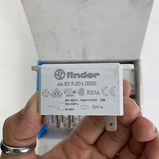 Finder 66.82.9.024.0000 24VC Relay DPDT AC 30A  New Never Use IDFD5