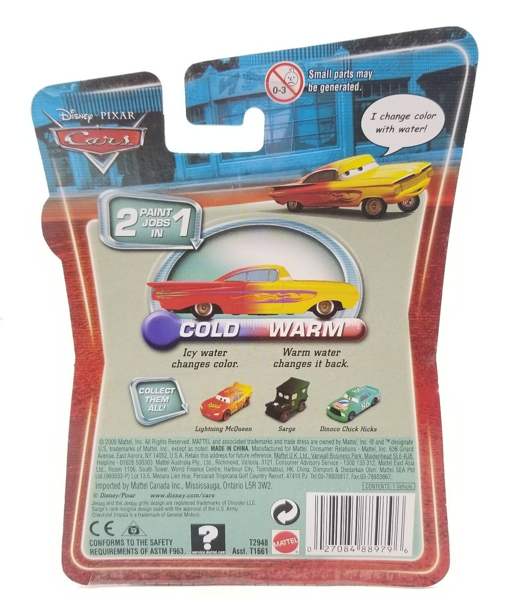 Disney Pixar Cars RAMONE Color Changers Series Red Yellow