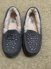 UGG WOMEN'S SLIPPERS Ansley Stud II Suede Slippers CHRC Women  s size 7