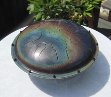 Stainless Steel Tongue Drum - Double Vibedrum - Moonshine - B - Tuned