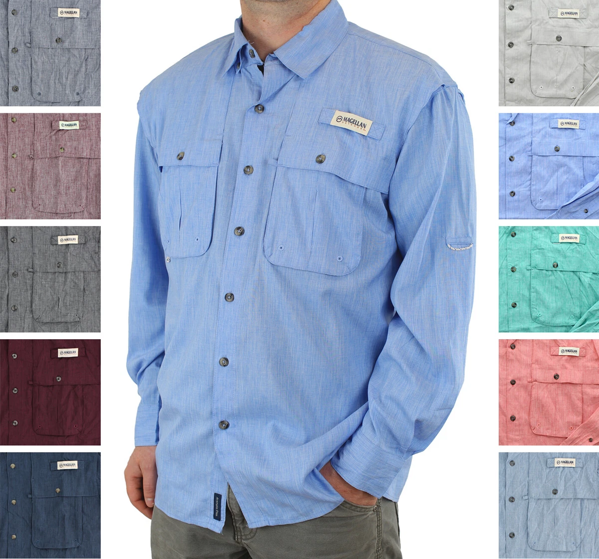 Men's Magellan fishing shirt  Fishing shirts, Mens fishing shirts