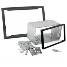 Mascherina con plancia autoradio stereo Renault Megane 2 II 2 DIN 