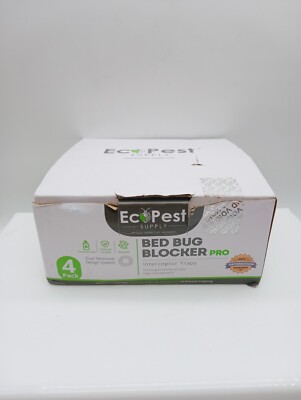 EcoPest Supply Bed Bug Blocker Pro ECO PEST Pro 4-Pack White