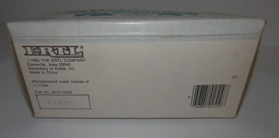 Vintage Ertl 1:43 Vintage Vehicles Case 500 Tractor #2510 NOS - Image 4 of 4