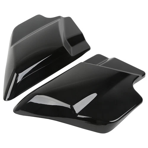 Vivid Black Side Cover Panels Fit For Harley Touring Road Street Glide 2009-2023