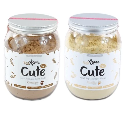 Cute Nutrition Vegan Meal Replacement Shake MRP 500g Weight Loss Diet Slimming