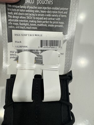 HSGI High Speed Gear X2RP TACO Pouch Molle Black x2 5.56 Mags & x1