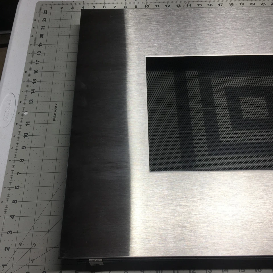 Panel de puerta exterior de vidrio inoxidable Dacor OEM 27" 66272 27633 #1 Foto 2 de 4