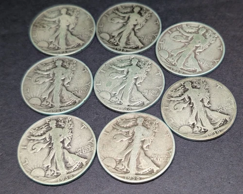 1) 1938D Walking Liberty Half Dollar 50c VG Semi Key (1 Picked at Random) 250623