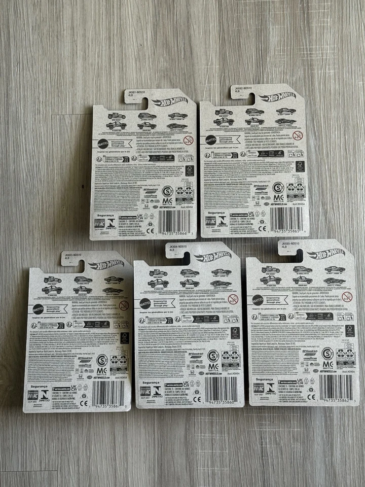 Hot Wheels 58-я годовщина грушевидный и хромированный с Honda Civic EG лот из 5 новых 2026 - Изображение 2 из 2