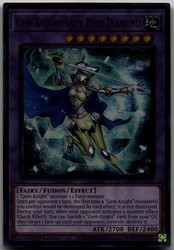 Gem-Knight Lady Rose Diamond MP24-EN157 Ultra Rare 1st Edition