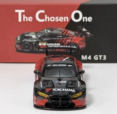 TCO ADVAN BMW M4 GT3 1/64 DIECAST MODEL CAR US BASED SELLER - Image 1 of 4
