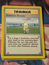 Pokemon Breeder 76/102 Base Set LP Pokemon