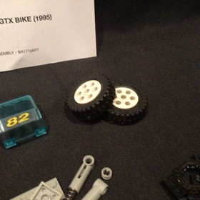 Vintage LEGO TECHNIC Set 8210 Nitro GTX Bike (1995) - NOT COMPLETE