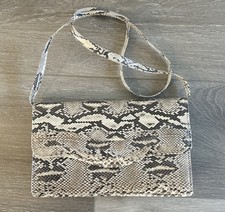 Vintage Genuine Python Skin Envelope Clutch Bag, Philippines, Never Used