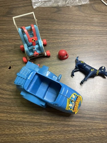 The Incredible Crash Dummies Bumper Figures Dummy Loose Sidecar Stroller Vtg Lot