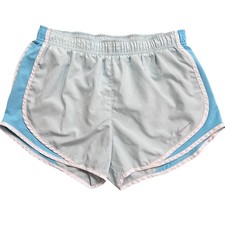 Nike Dri Fit Running Shorts Women's Medium Blue Athletic Gym Workout Activewear