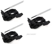 Set of 3 Roland V-Drums MDH-6U 7U Pad Mounts / Clamp L Rod TD-11 TD-17 TD-07